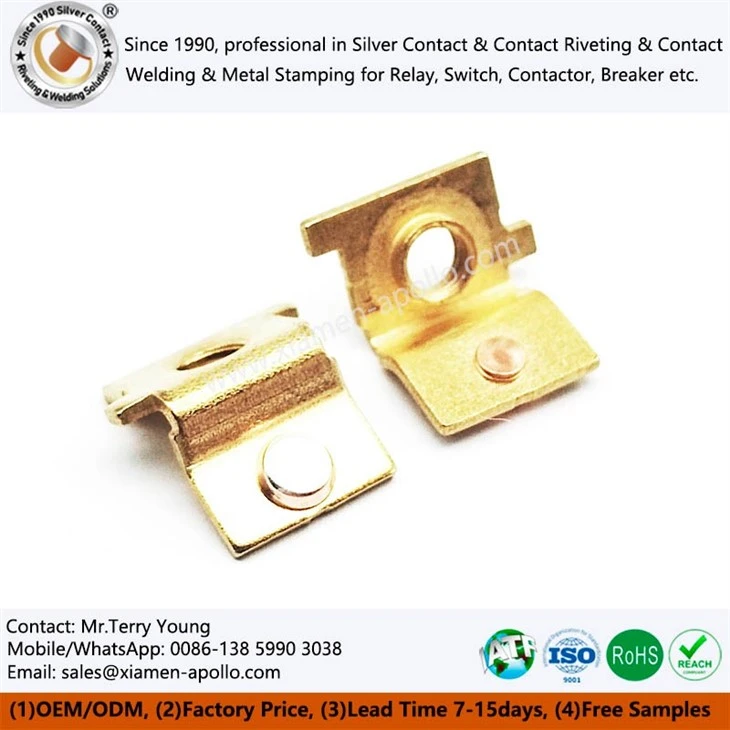 Silver Electrical Riveted Components Silver Electrical Riveted Components