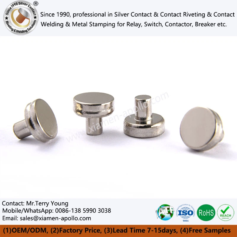 Tungsten Electrical Rivets for Contacts Tungsten Electrical Rivets for Contacts