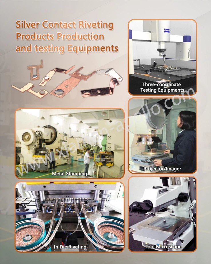 Electrical Contacts for Solar DC Relay production and testing equipment Electrical Contacts for Solar DC Relay production and testing equipment